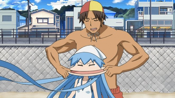 Squid Girl - How About A Squiddle Walk?! / Time To Squidzercise?! / Wanna Lend A Helping Tentacle?! - Photos