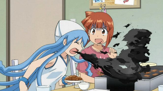Squid Girl - Season 2 - Squid Meets Grill?! / Wanna Learn Self-Squidfense?! / Aren`t You Freezing Your Tentacles Off? - Photos