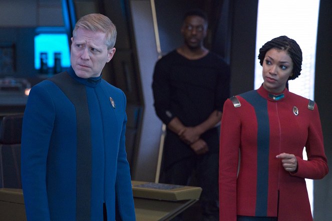 Star Trek: Discovery - Season 4 - Anomaly - Photos - Anthony Rapp, Sonequa Martin-Green