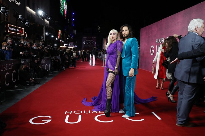 Klan Gucci - Z akcí - UK Premiere Of "House of Gucci" at Odeon Luxe Leicester Square on November 09, 2021 in London, England - Lady Gaga, Jared Leto
