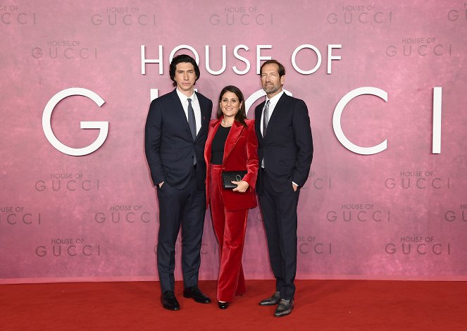 Klan Gucci - Z akcí - UK Premiere Of "House of Gucci" at Odeon Luxe Leicester Square on November 09, 2021 in London, England - Adam Driver, Pamela Abdy, Kevin Ulrich