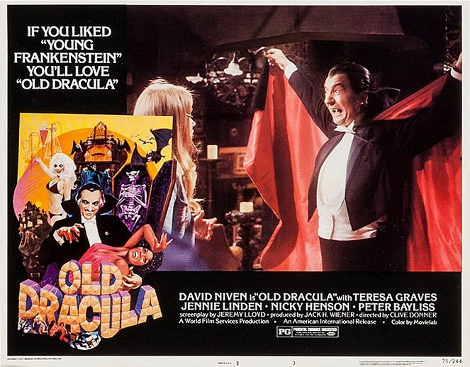 Old Dracula - Lobby Cards - Peter Bayliss