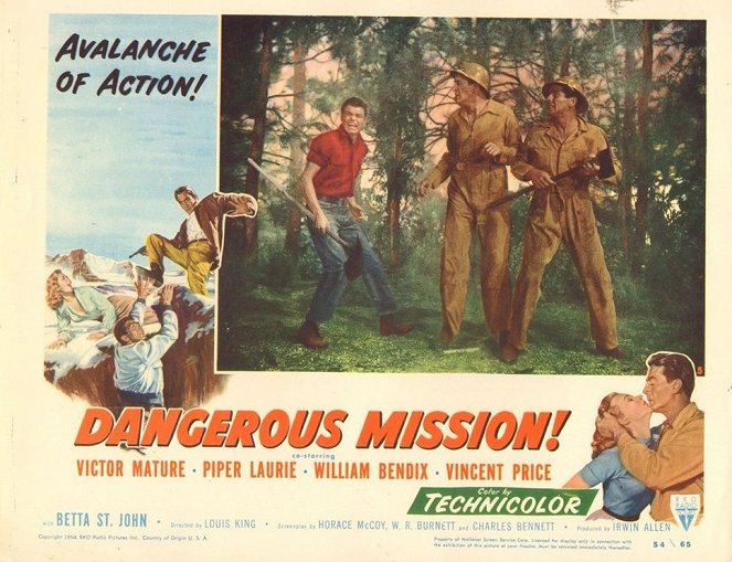 Dangerous Mission - Lobby Cards