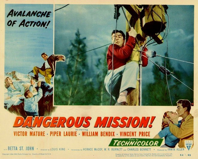 Dangerous Mission - Lobby Cards