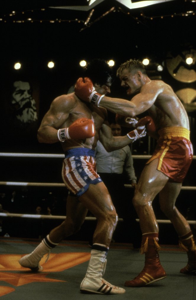 Rocky IV - Filmfotók - Sylvester Stallone, Dolph Lundgren