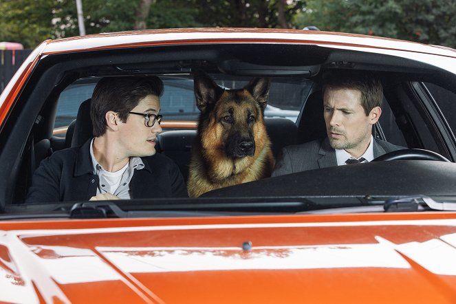 Hudson a Rex - Na úteku - Z filmu - Justin Kelly, pes Diesel vom Burgimwald, John Reardon