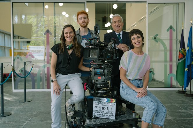 Como Dios manda - Tournage - Paz Jiménez, Daniel Pérez Prada, Leo Harlem, Stéphanie Magnin Vella