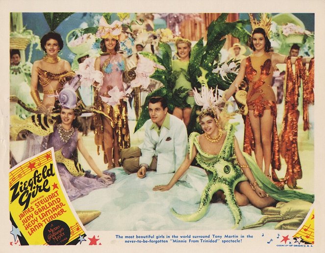 Ziegfeld Girl - Lobby karty - Tony Martin
