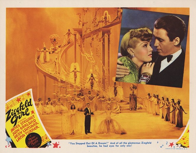 Ziegfeld Girl - Lobbykaarten - Lana Turner, James Stewart
