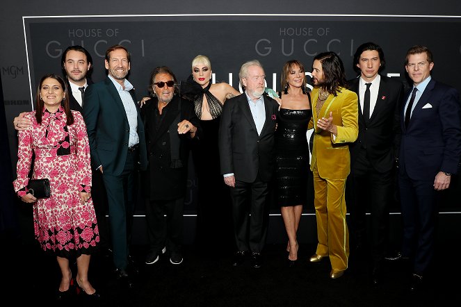 House of Gucci - Events - New York Premiere of "House of Gucci" on November 16, 2021 - Pamela Abdy, Jack Huston, Kevin Ulrich, Al Pacino, Lady Gaga, Ridley Scott, Giannina Facio-Scott, Jared Leto, Adam Driver, Kevin J. Walsh