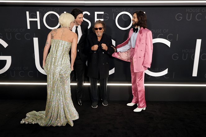 Klan Gucci - Z akcií - Los Angeles premiere of MGM's 'House of Gucci' at Academy Museum of Motion Pictures on November 18, 2021 in Los Angeles, California - Adam Driver, Al Pacino, Jared Leto