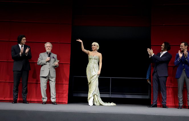 Klan Gucci - Z akcií - Los Angeles premiere of MGM's 'House of Gucci' at Academy Museum of Motion Pictures on November 18, 2021 in Los Angeles, California - Adam Driver, Ridley Scott, Lady Gaga, Jack Huston, Roberto Bentivegna