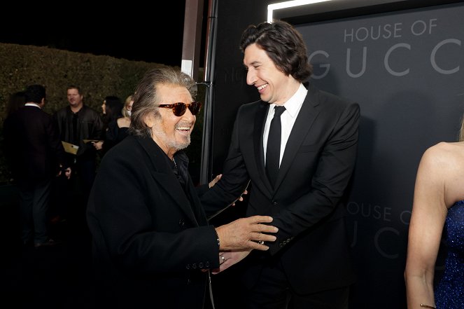 Klan Gucci - Z akcií - Los Angeles premiere of MGM's 'House of Gucci' at Academy Museum of Motion Pictures on November 18, 2021 in Los Angeles, California - Al Pacino, Adam Driver