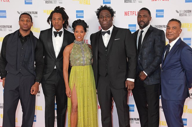 The Harder They Fall - Events - The Opening Night Gala for "The Harder They Fall" during the 65th BFI London Film Festival at The Royal Festival Hall on October 6, 2021 in London, England.