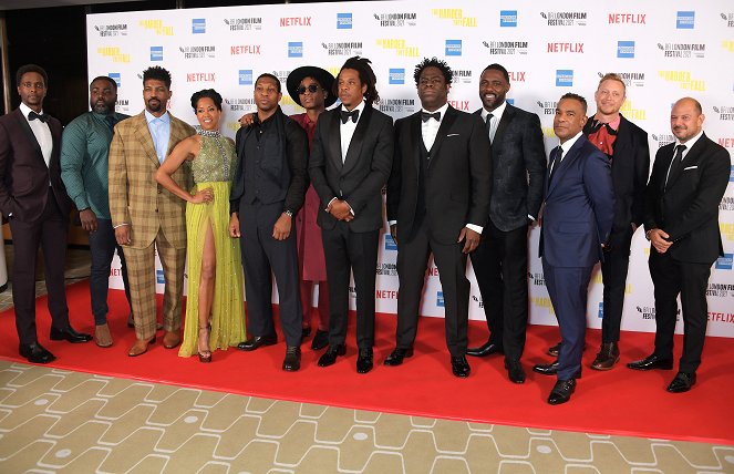 The Harder They Fall - Events - The Opening Night Gala for "The Harder They Fall" during the 65th BFI London Film Festival at The Royal Festival Hall on October 6, 2021 in London, England.