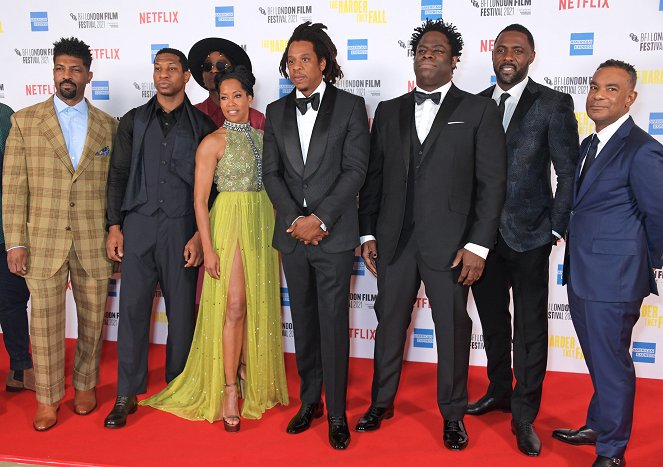 The Harder They Fall - Events - The Opening Night Gala for "The Harder They Fall" during the 65th BFI London Film Festival at The Royal Festival Hall on October 6, 2021 in London, England.