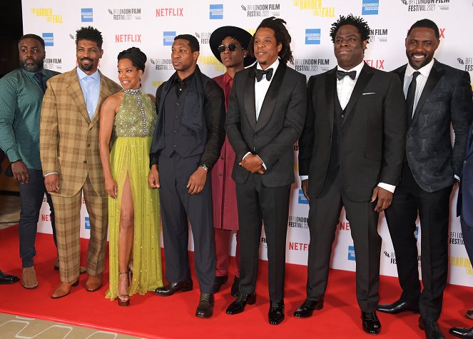 The Harder They Fall - Events - The Opening Night Gala for "The Harder They Fall" during the 65th BFI London Film Festival at The Royal Festival Hall on October 6, 2021 in London, England.