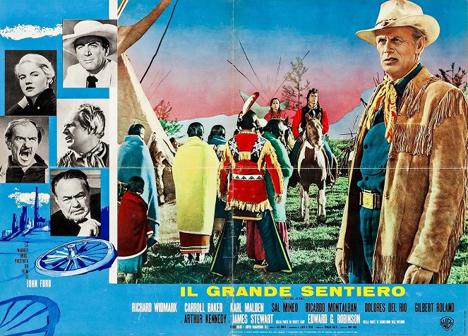 A Cheyenne indiánok alkonya - Vitrinfotók - Richard Widmark