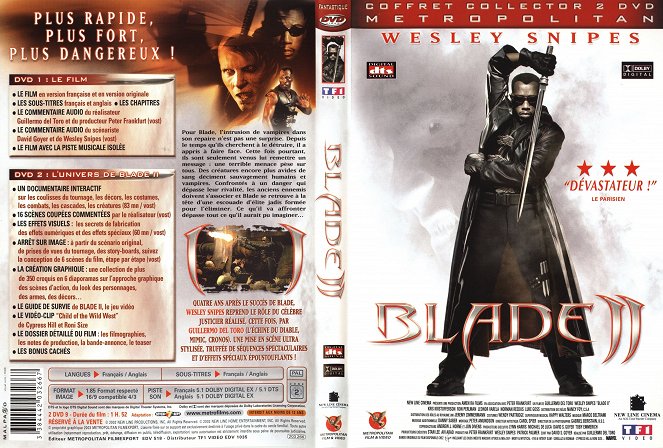 Blade II - Carátulas