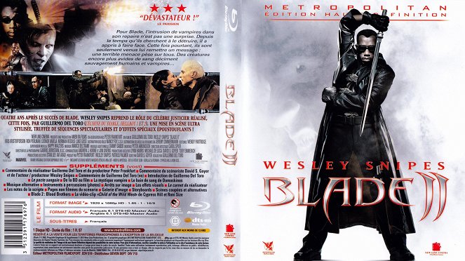 Blade II - Carátulas