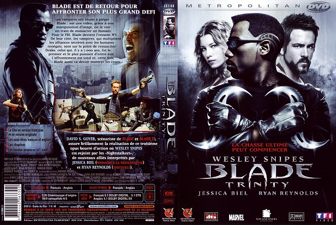 Blade : Trinity - Couvertures