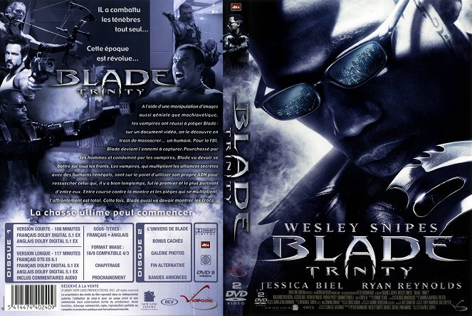 Blade: Trinity - Carátulas