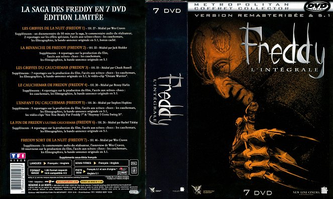 Freddy 3 - Les griffes du cauchemar - Couvertures