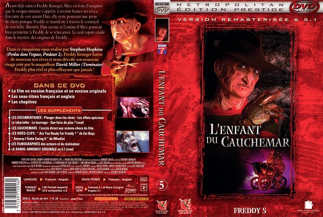Nightmare on Elm Street 5 - Das Trauma - Covers