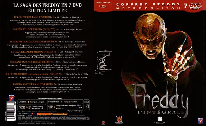 Freddy 5, l'héritier du rêve - Covers
