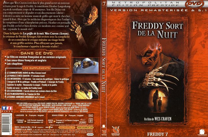 Rémálom az Elm utcában 7.: Az új rémálom - Freddy feltámad - Borítók