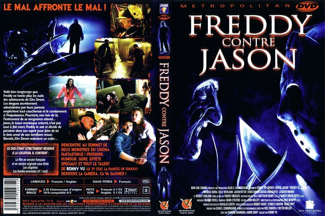 Freddy contra Jason - Carátulas