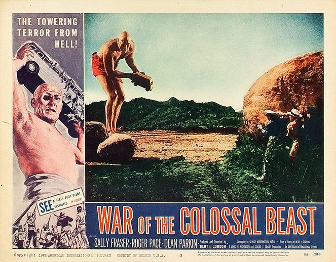 War of the Colossal Beast - Lobby Cards