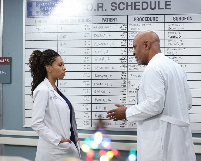 A Anatomia de Grey - It Came Upon a Midnight Clear - Do filme - Kelly McCreary, James Pickens Jr.