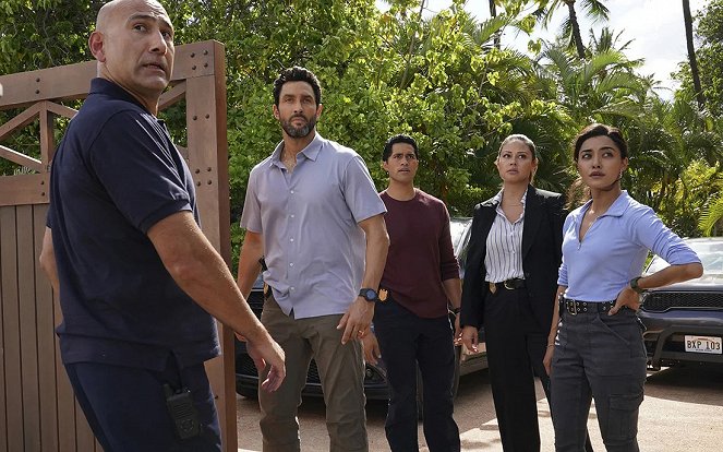 Agenci NCIS: Hawaje - Legacy - Z filmu - Jason Manuel Olazábal, Noah Mills, Alex Tarrant, Vanessa Lachey, Yasmine Al-Bustami