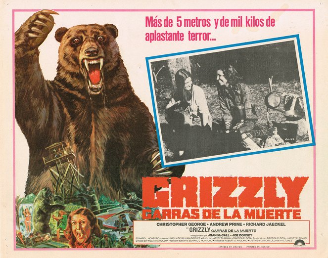 Grizzly: O Monstro da Floresta - Cartões lobby