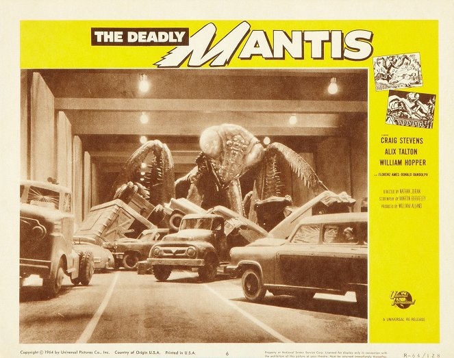 The deadly mantis. El monstruo alado - Fotocromos