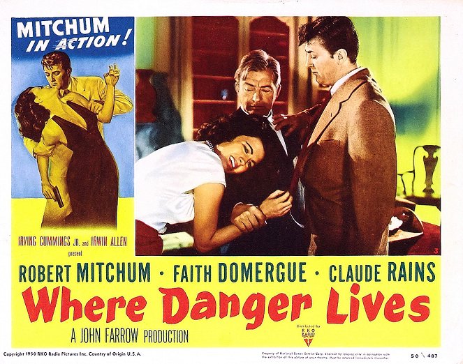 Where Danger Lives - Lobby Cards