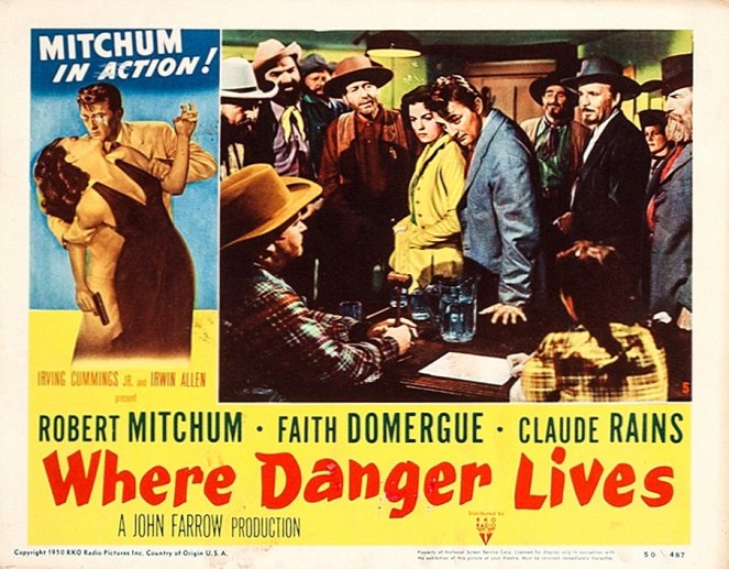 Where Danger Lives - Lobby Cards