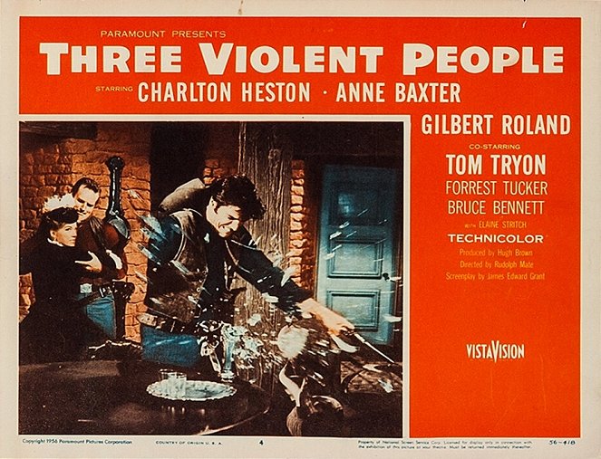 Three Violent People - Cartões lobby
