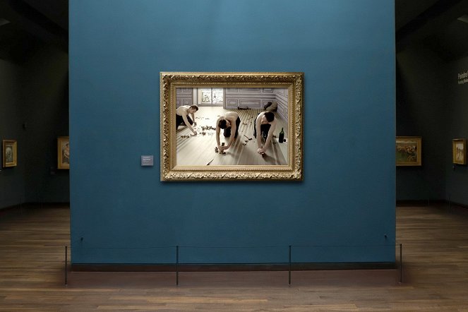 Bilder allein zuhaus - Season 1 - Die Parkettschleifer, Gustave Caillebotte: „Tai Chi“ - Filmfotos