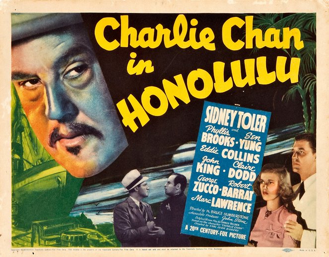 Charlie Chan in Honolulu - Lobbykarten