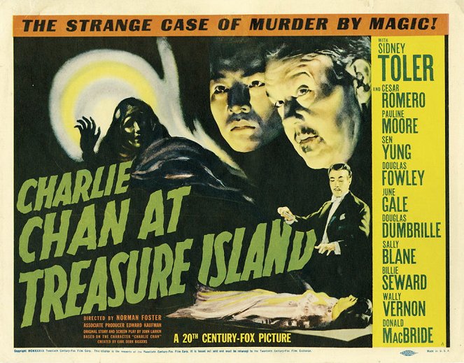 Charlie Chan at Treasure Island - Cartes de lobby