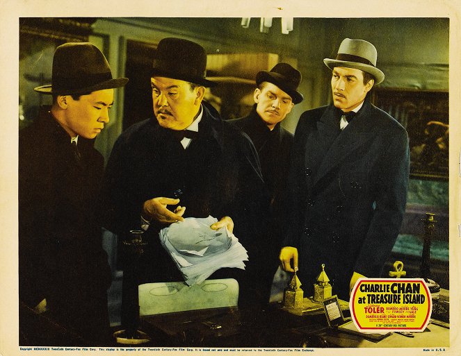 Charlie Chan at Treasure Island - Cartes de lobby