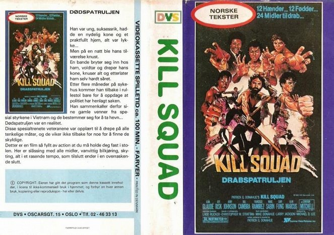 Kill Squad - Carátulas
