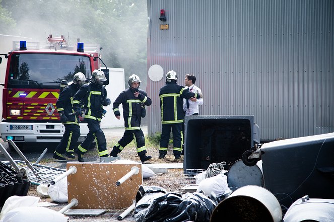 Výbuch ve francouzské továrně - Z filmu