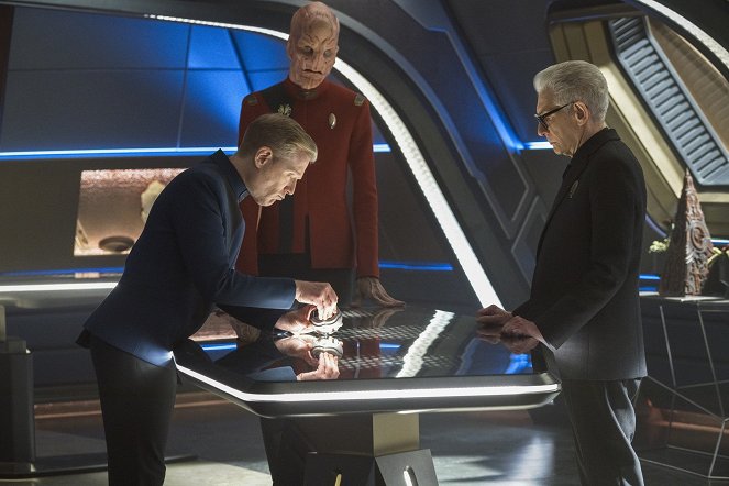 Star Trek: Discovery - Verbindung - Filmfotos - Anthony Rapp, Doug Jones, David Cronenberg