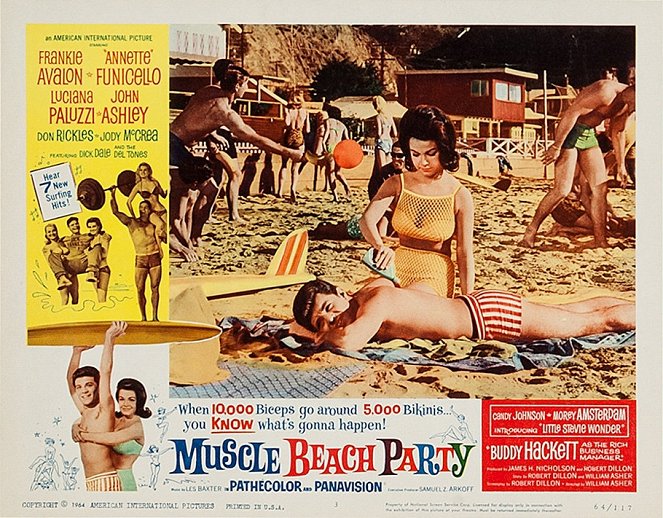 Muscle Beach Party - Cartes de lobby