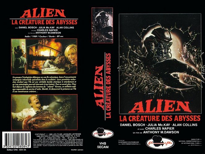 Alien - La créature des abysses - Couvertures