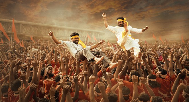 RRR - Promoción - Ram Charan, N. T. Rama Rao Jr.