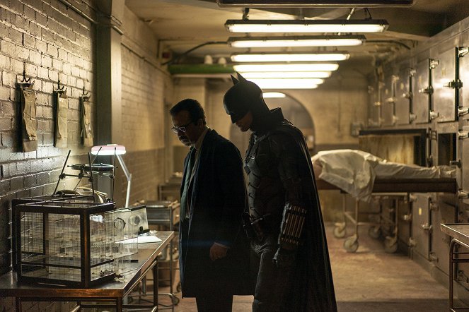 The Batman - Filmfotos - Jeffrey Wright, Robert Pattinson